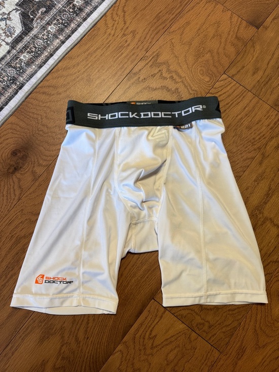 Shock Doctor Other - Men’s White Compression Boxer Briefs